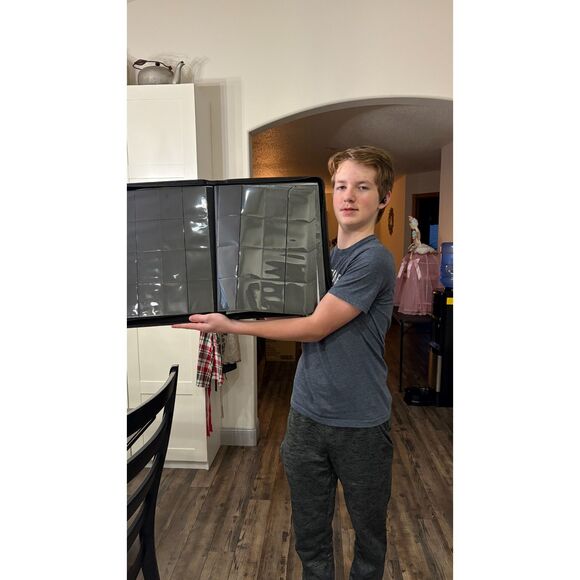 Ladies Memory Foam Slippers + 2 Pairs Crew Socks–Holiday Bow Design (Size L 8-9) - Picture 5 of 8